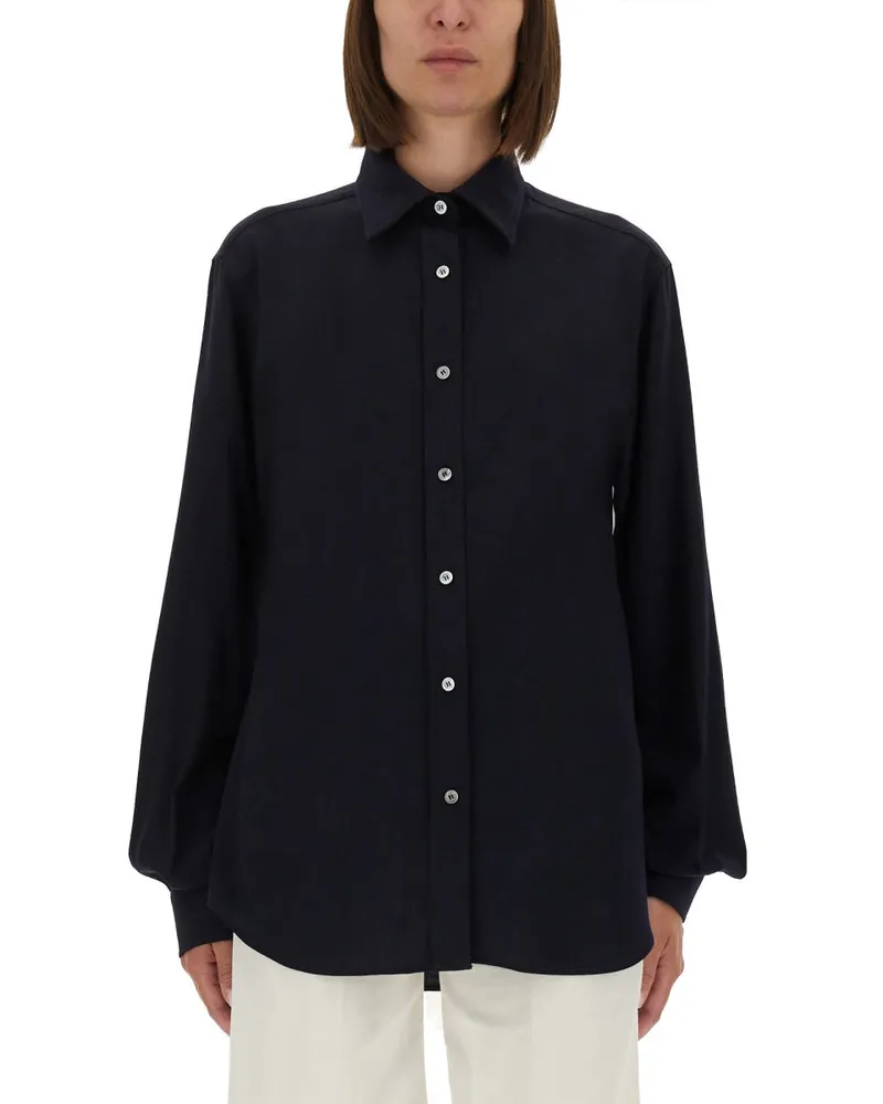 Moschino Baumwollhemd Blue