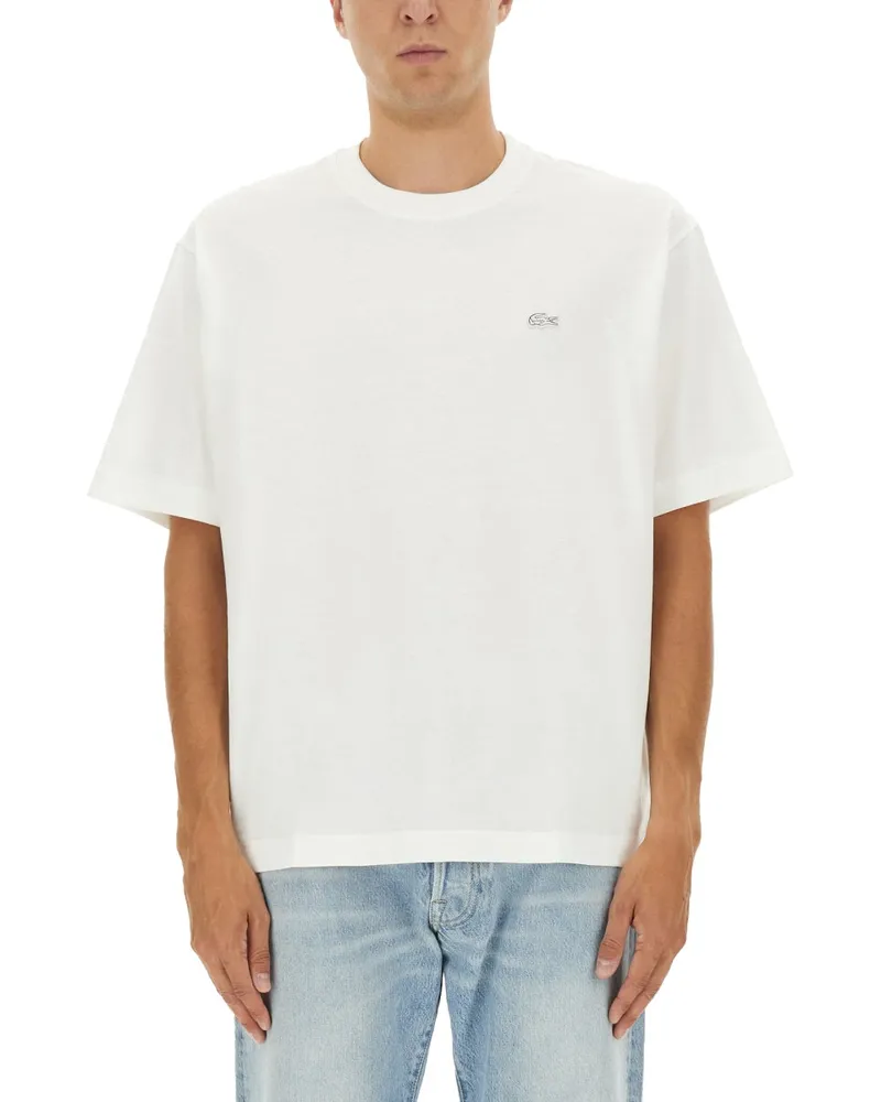 Lacoste T -Shirt mit Logo White