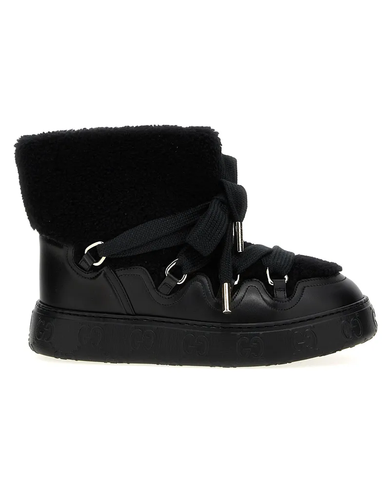 Gucci Teddy-Stiefeletten Black