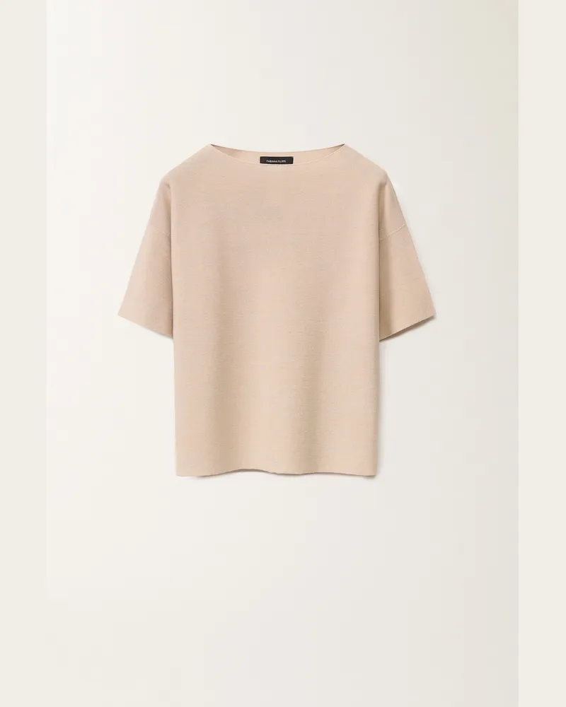 Fabiana Filippi Boat Neck Pullover Powder