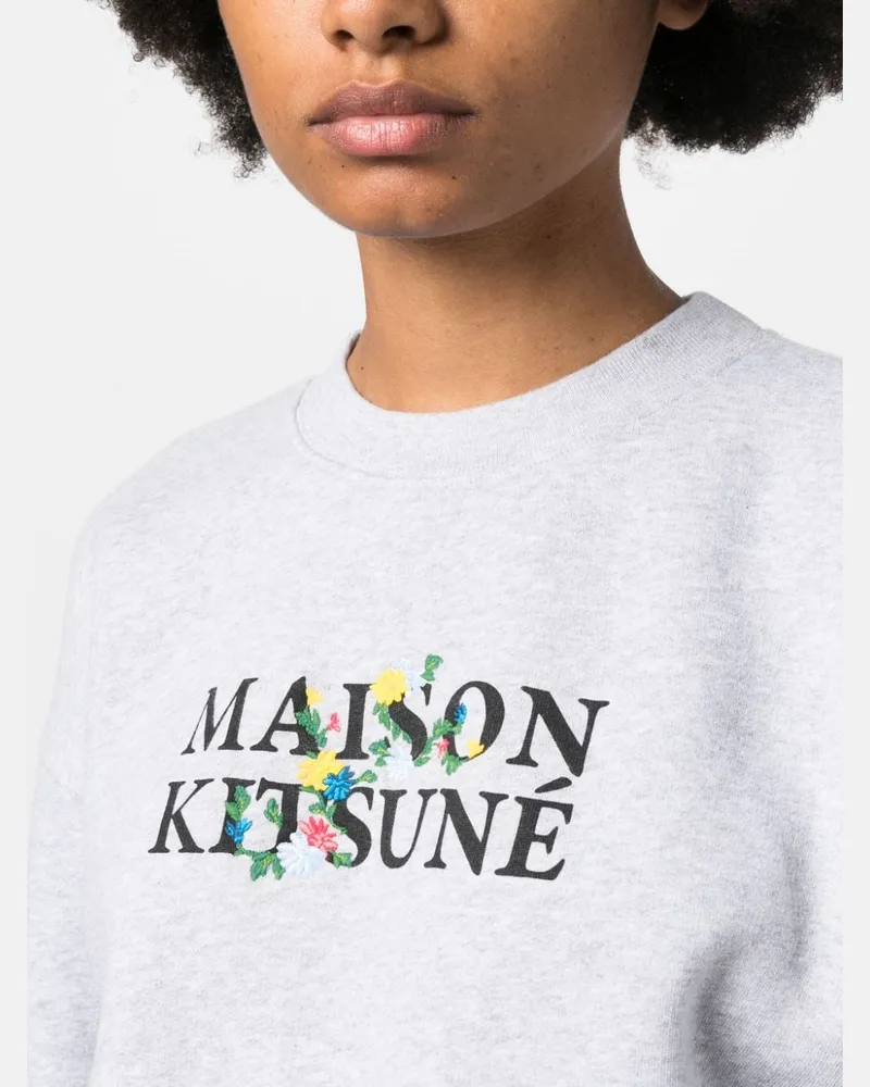 Kitsuné Maison Kitsuné  Blumen Komfort Sweatshirt 