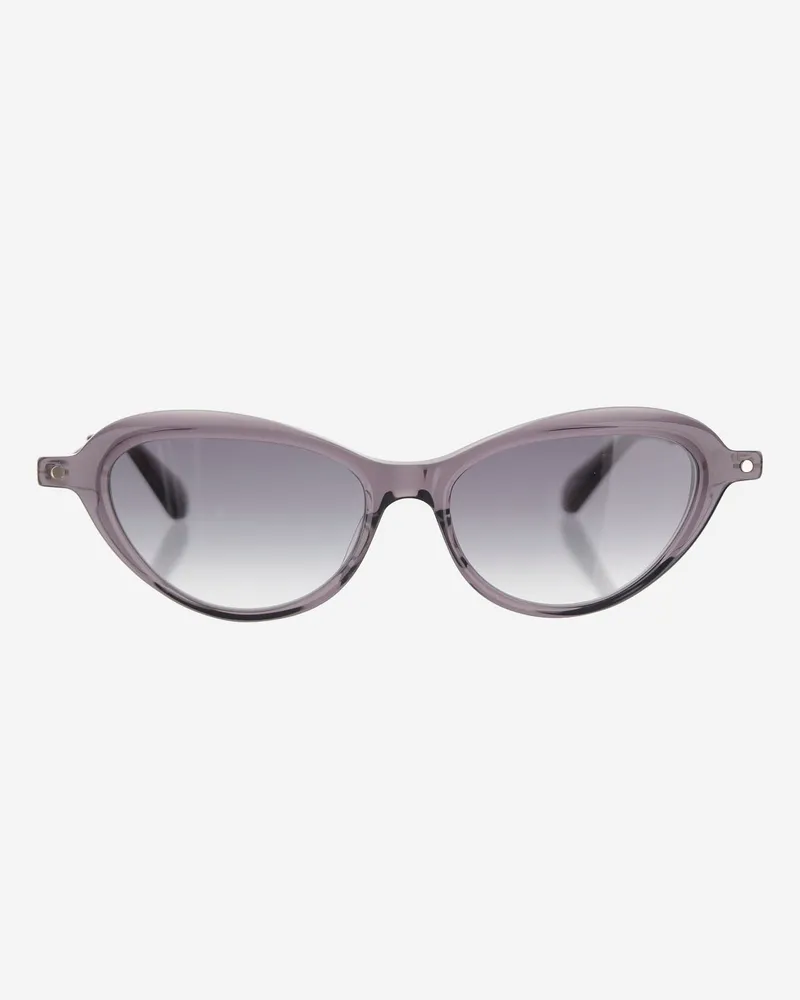 Carven Oval Acetat Sonnenbrille Dove