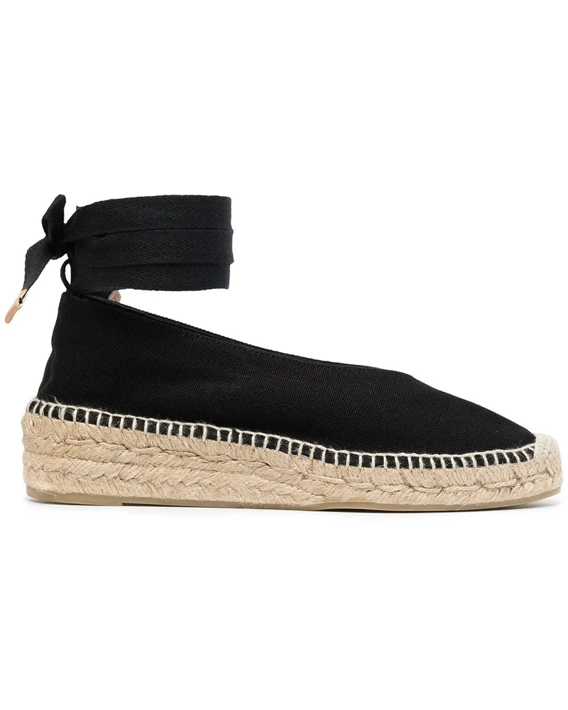 Castañer Gea Canvas Espadrilles Black