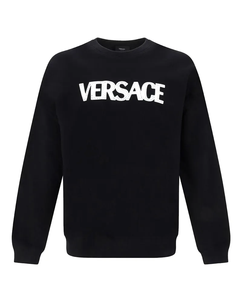 Versace Versace Logo Sweatshirt Schwarz
