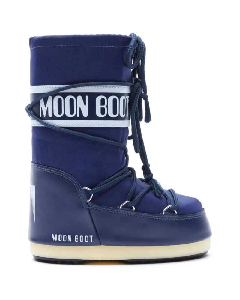 Moon Boot Mondstiefel mit "Symbol" -Logo Blue