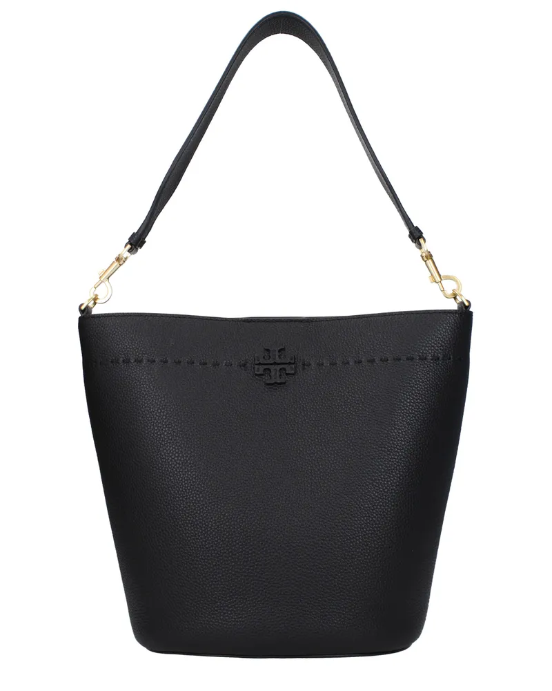 Tory Burch e Umhängetaschen McGraw Damen Leder schwarz -