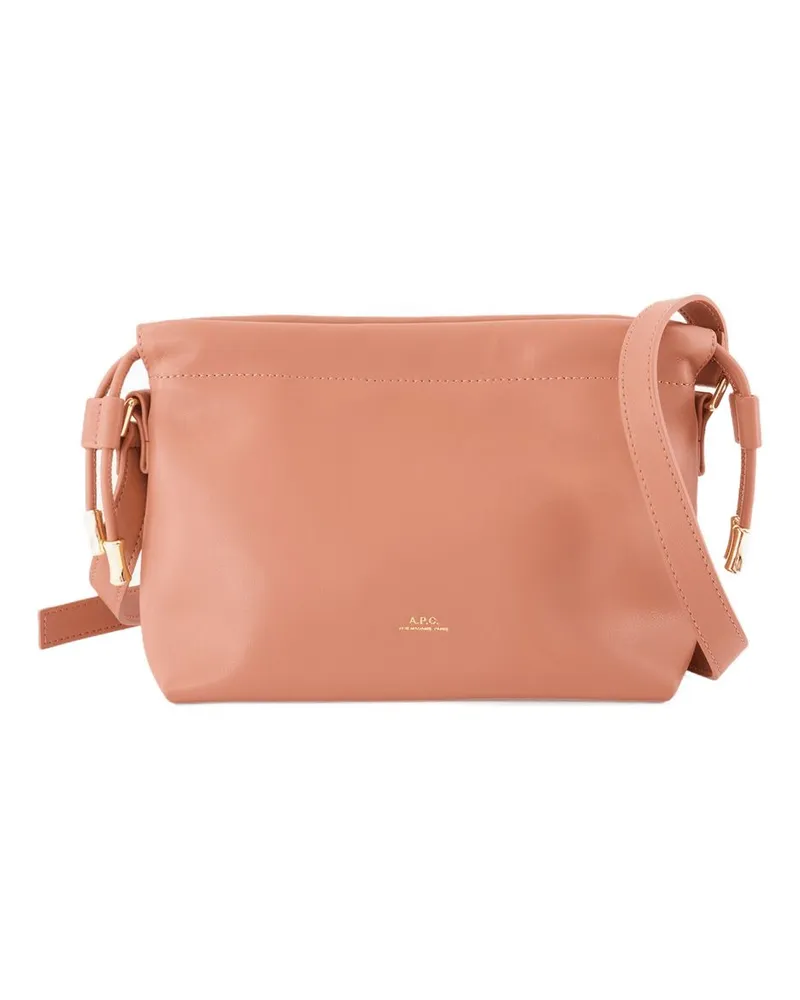 A.P.C. Ninon Mini Crossbody  Synthetisches Rosa Rosa