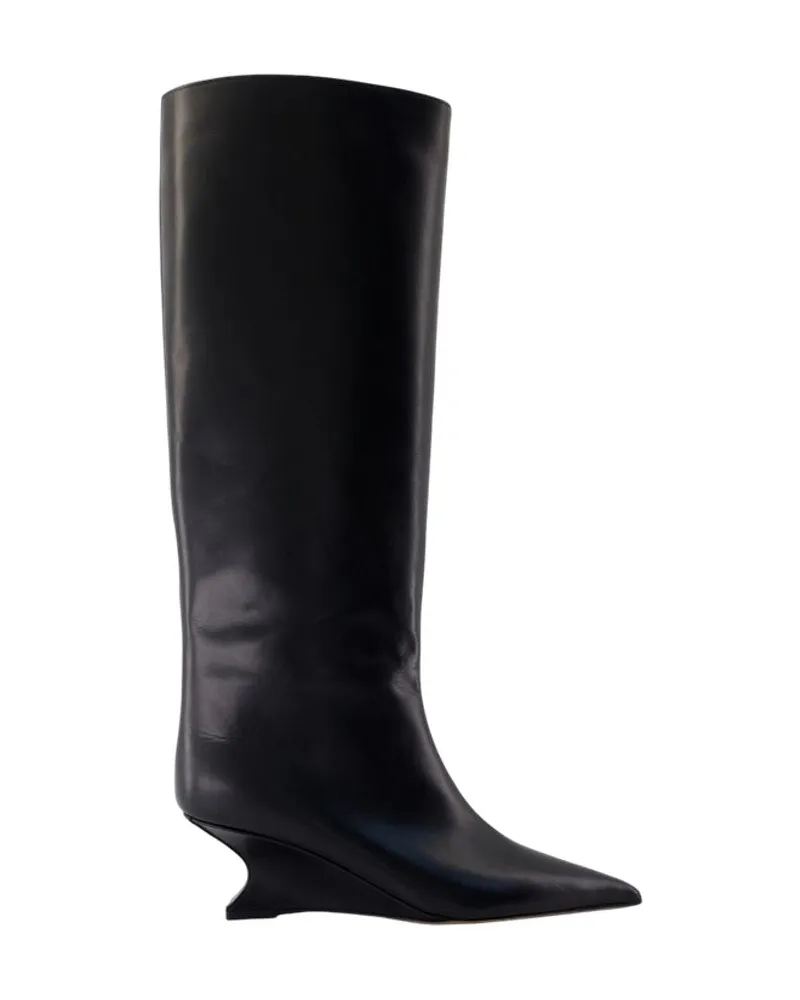 Paris Texas Nina 50 Stiefel  Leder Schwarz Black