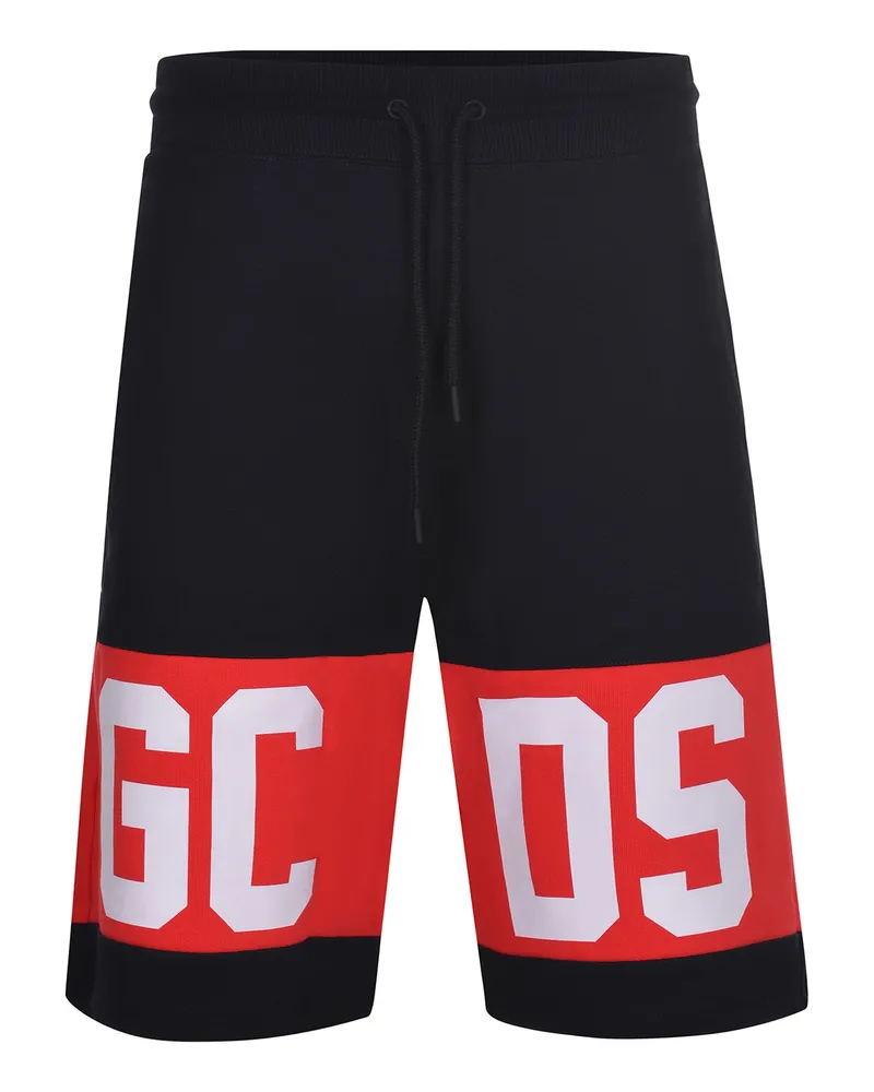 GCDS Shorts aus Baumwolle Black