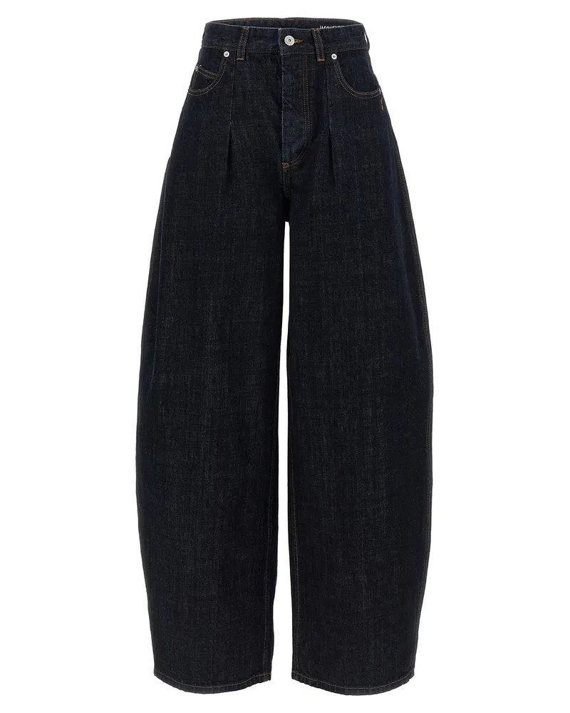 Jacquemus Le de Nimes Ovalo' Jeans Blue