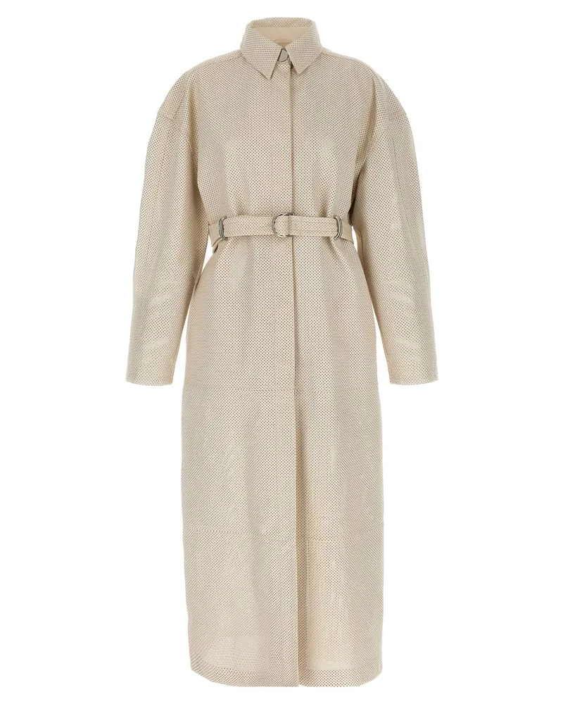 SPORTMAX Antiope1234' Trenchcoat White