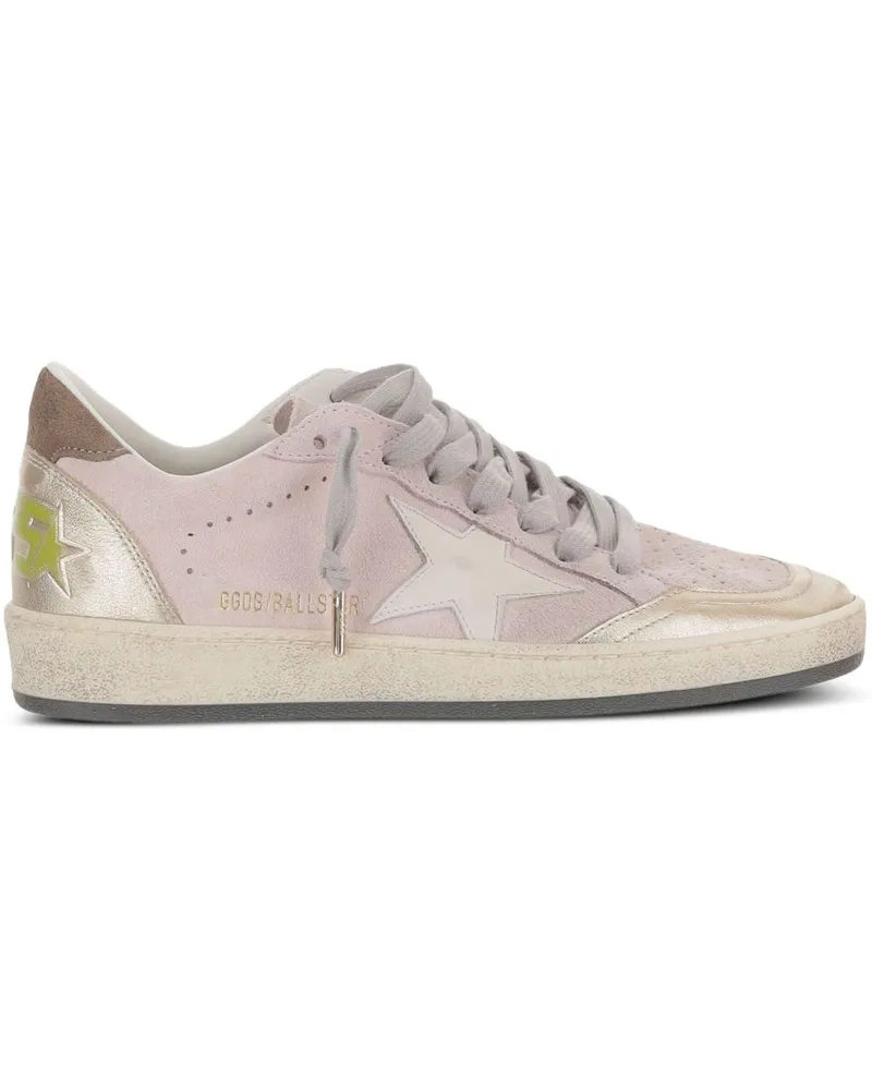 Golden Goose Golden Gänseballstar Leder -Turnschuhe Pink