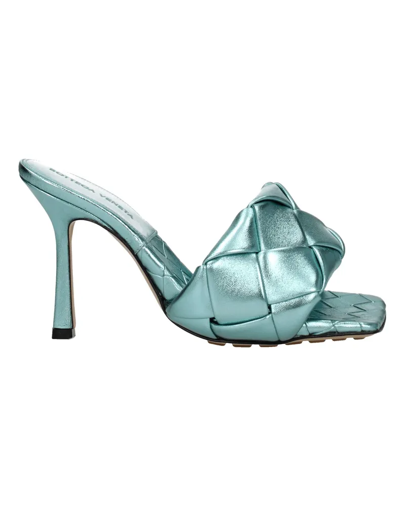 Bottega Veneta Damens Sandalen Himmelblau/Ice Moon Leder -