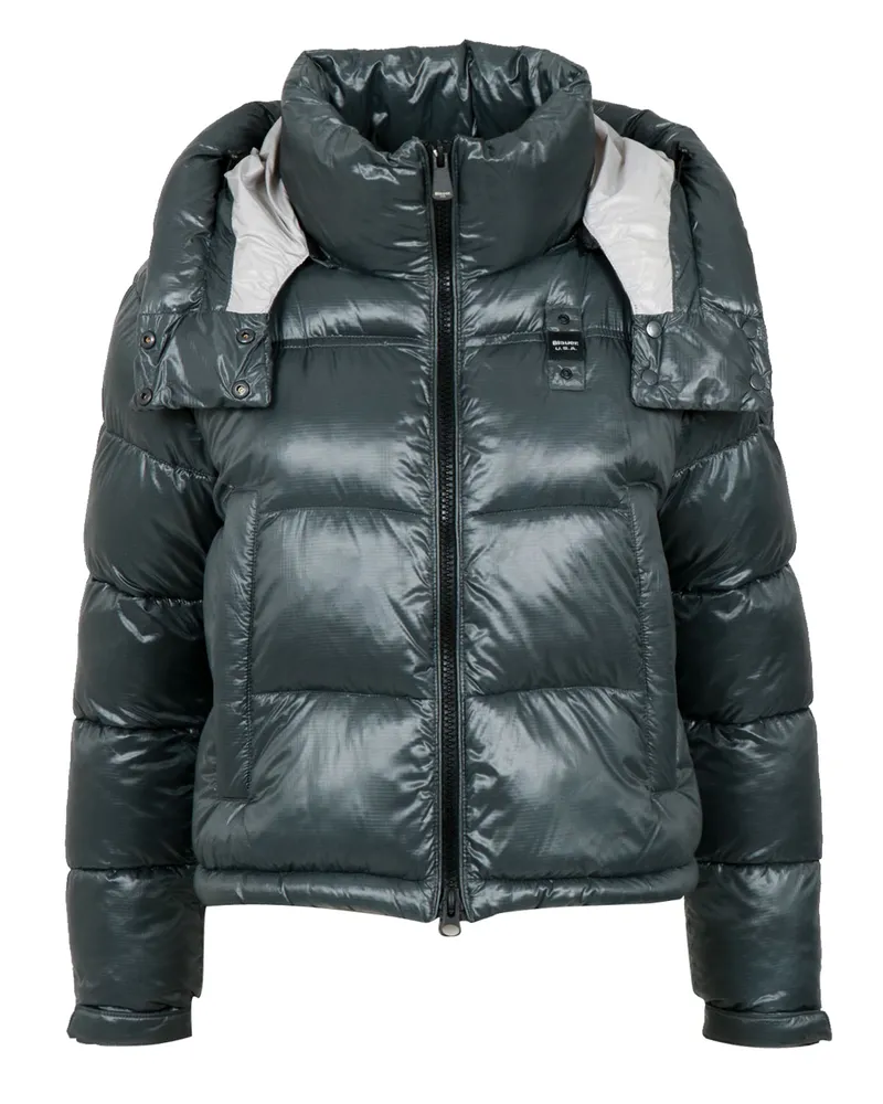 Blauer Mäntel Grigio