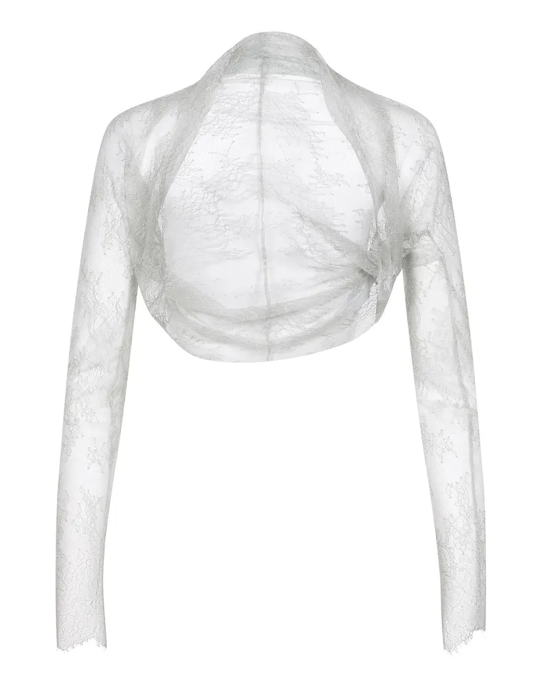 Alberta Ferretti Schal aus Spitze Green