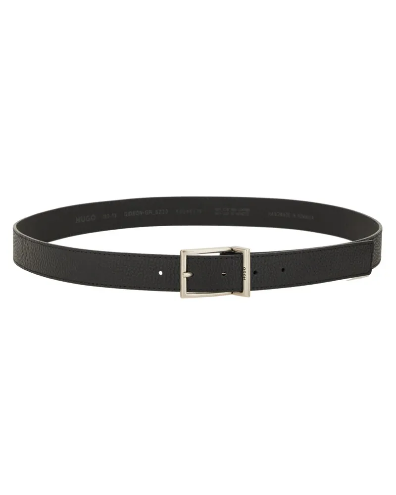 HUGO BOSS Ledergürtel Black