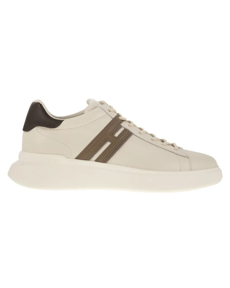 Hogan H580 Leder Trainer Ivory