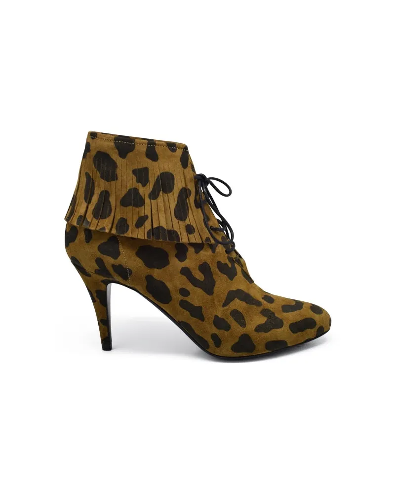 Saint Laurent Anita -Stiefel Brown