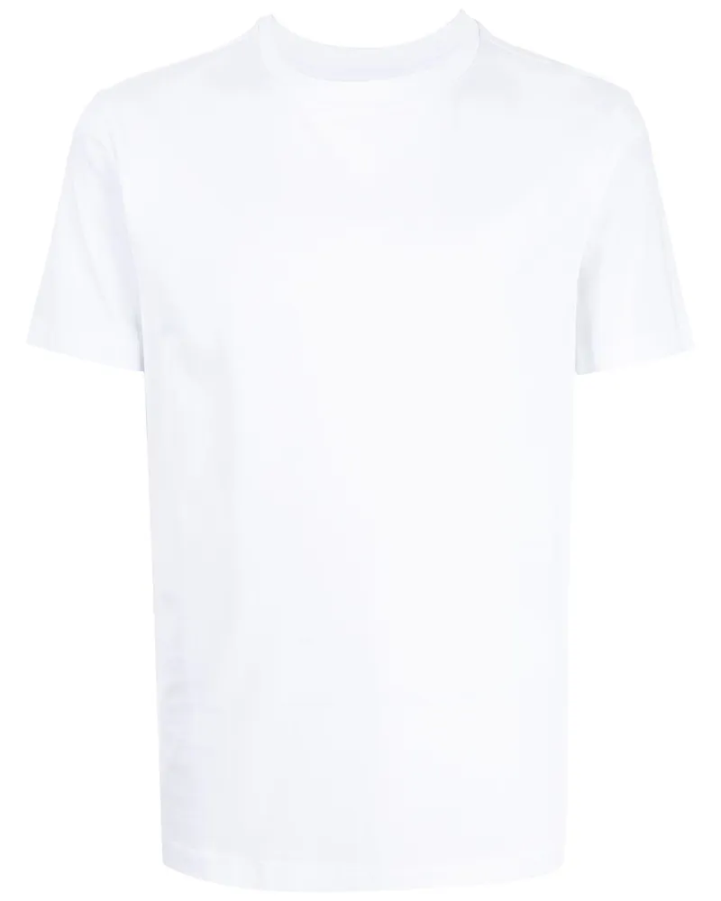 Emporio Armani Logo Baumwoll -T -Shirt White