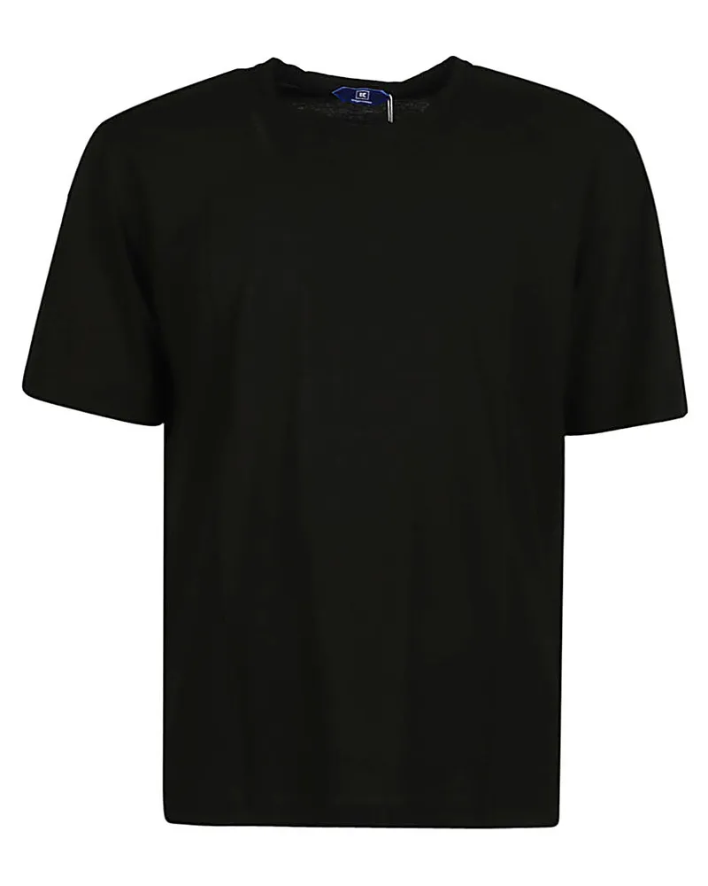 KIRED Kurzer Baumwoll -T -Shirt Black