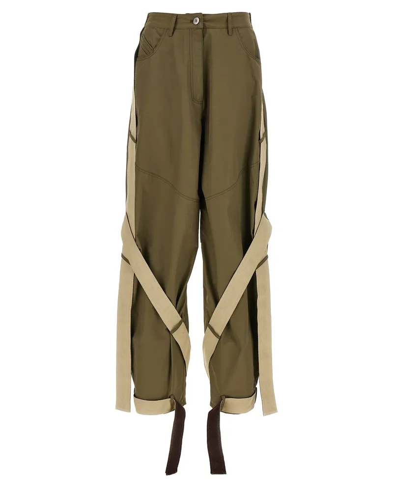 ATTICO Die Attico 'Military' Hosen Green