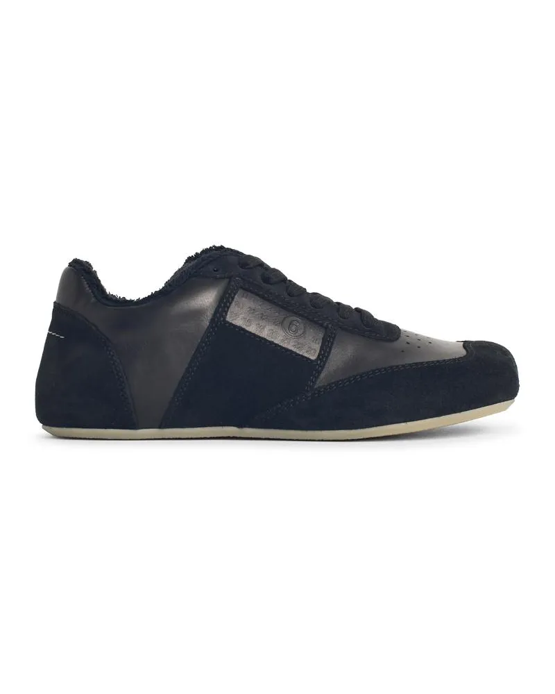 Maison Margiela anatomische' schwarze Lear -Sneakers Black