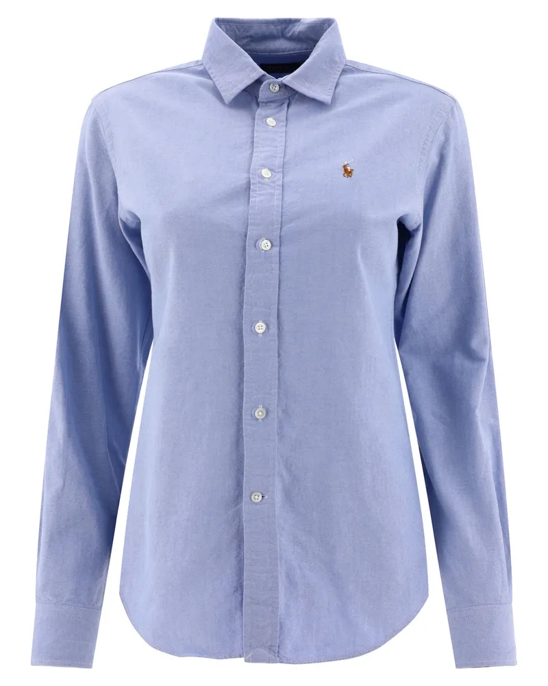 Ralph Lauren Oxford Slim-Fit-Hemd Blue