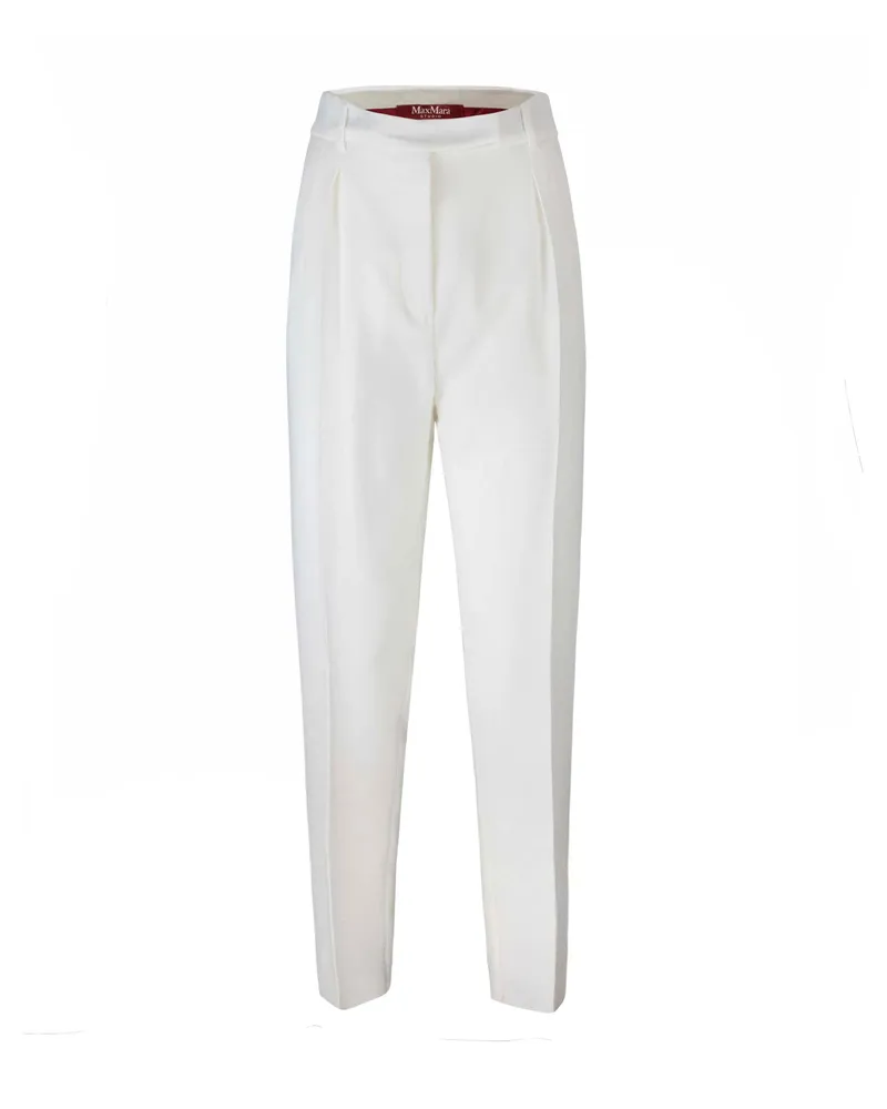Max Mara Pantalone Eguale Bianco White