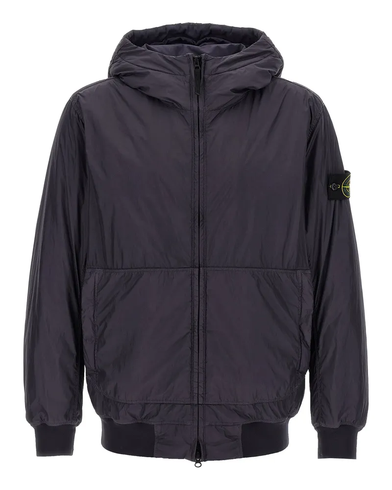 Stone Island Crinkle Reps NY' Bomberjacke Blue