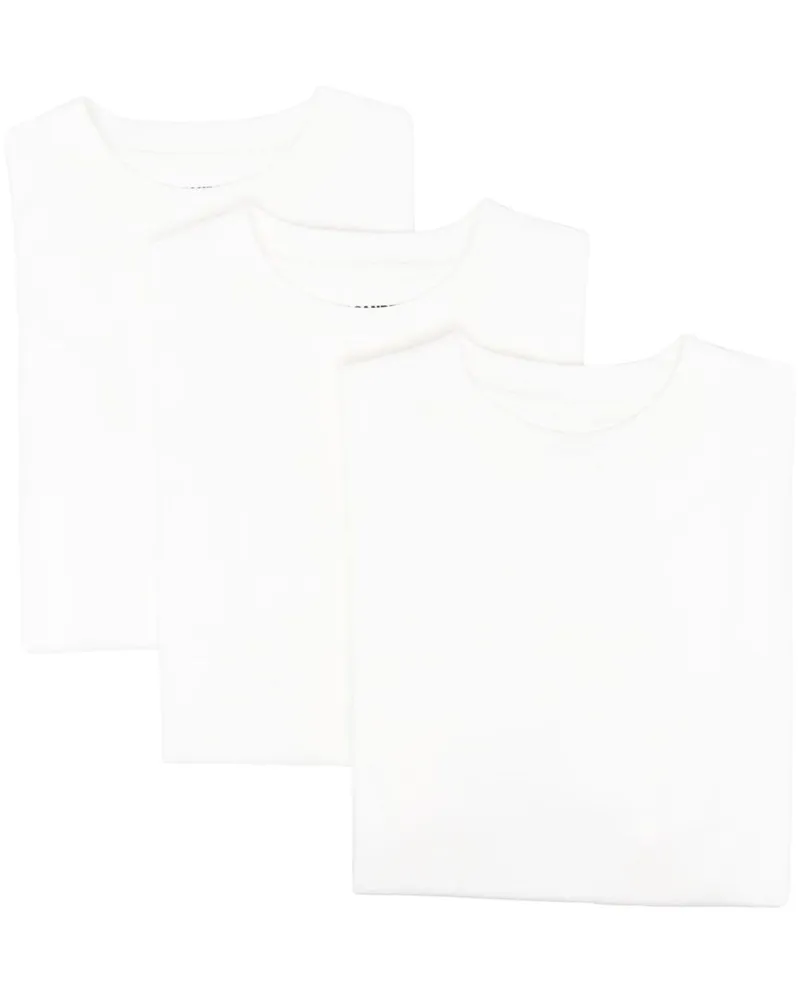 Jil Sander Set von drei T -Shirts White