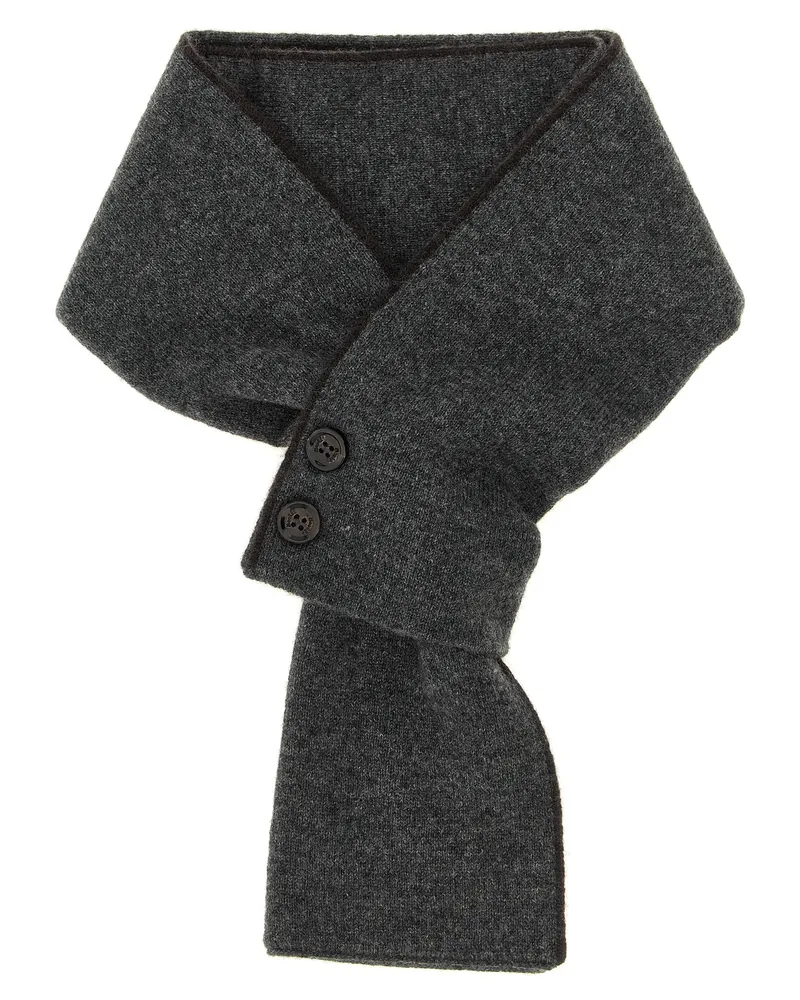 MOORER Kaschmirschal Gray