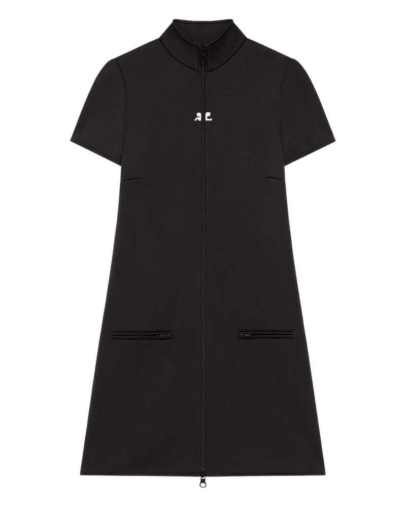 Courrèges Courreves Kleider schwarz Black