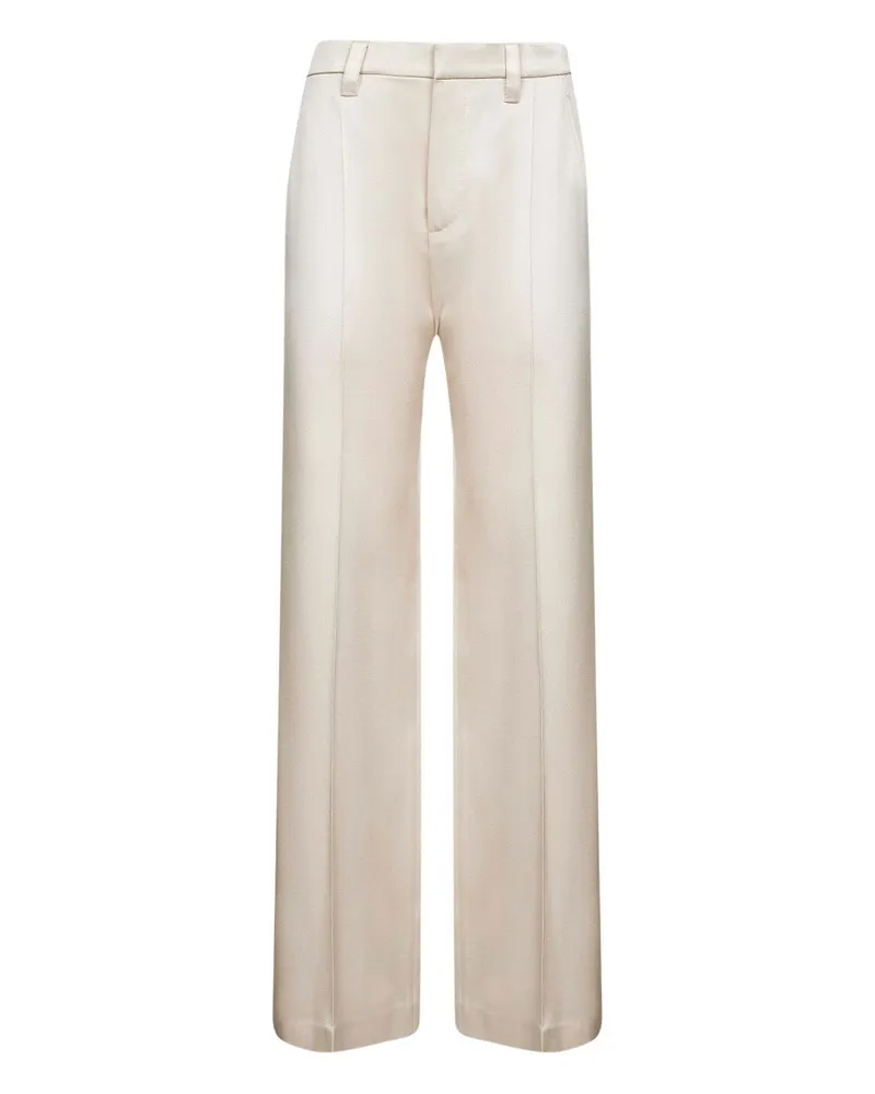 Brunello Cucinelli Wide Bein Hosen White