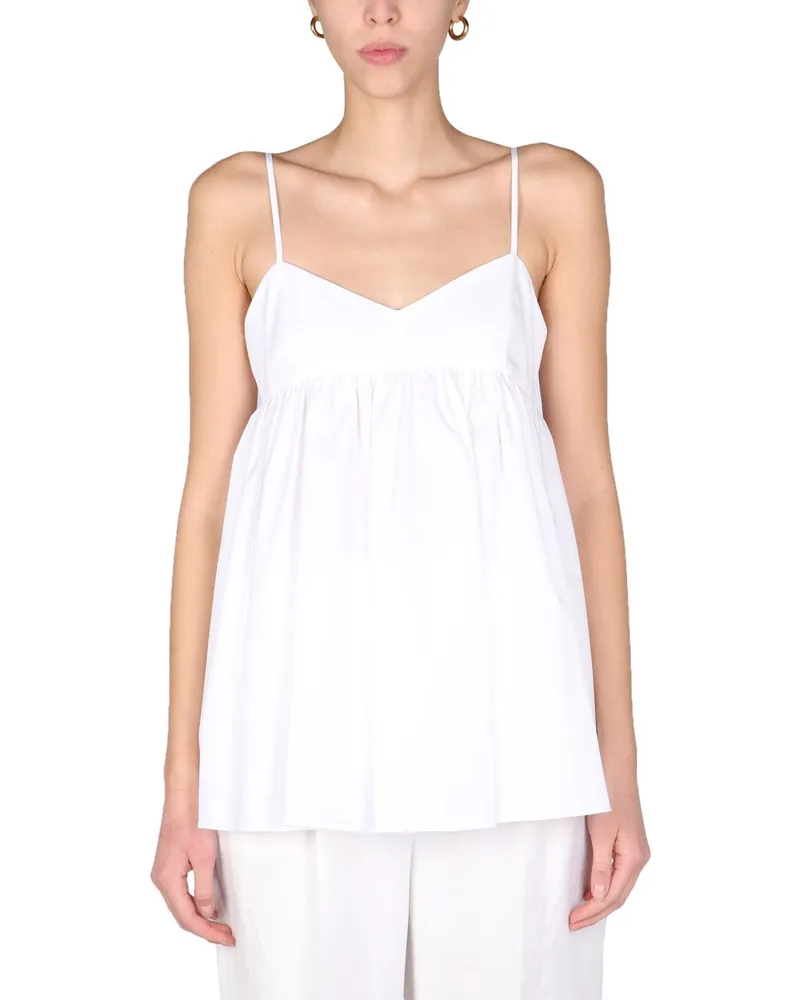 ASPESI Poplin Top White