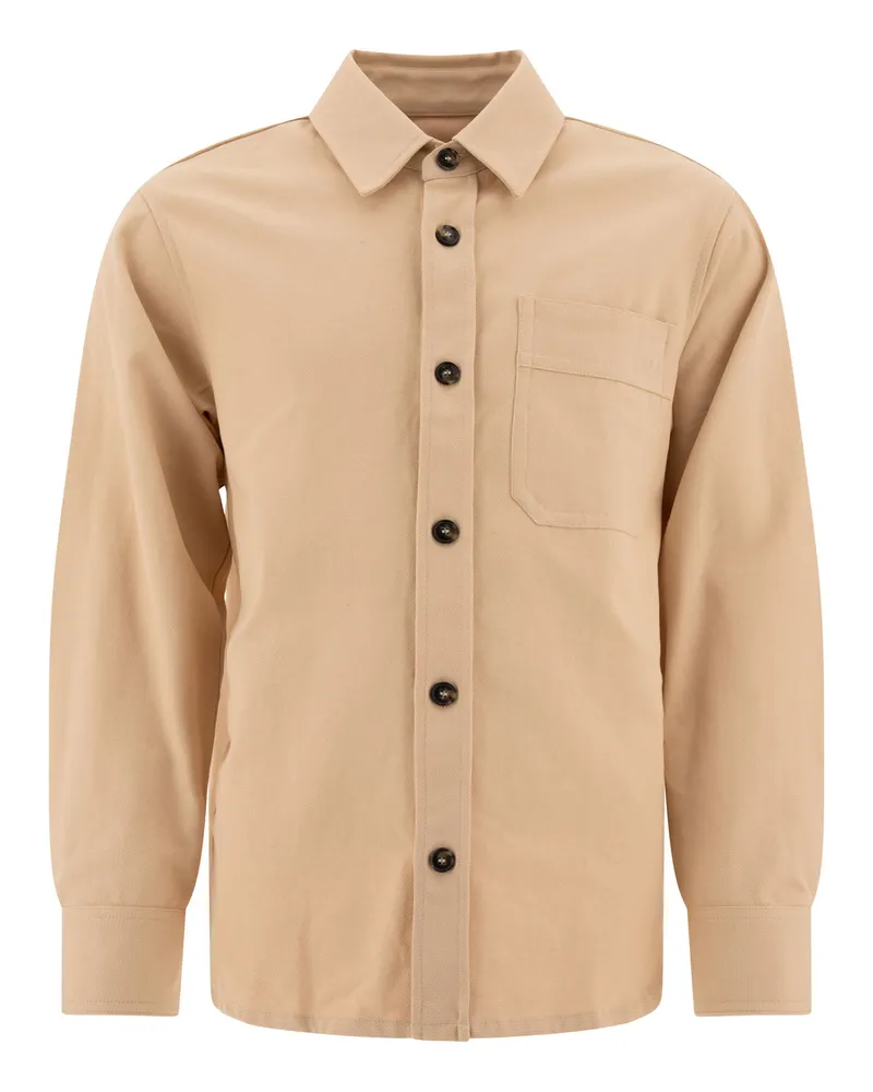 A.P.C. Basile" Overshirt Beige