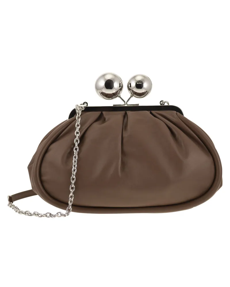 Max Mara Milvanew Sheepskin Medium Bag Leather