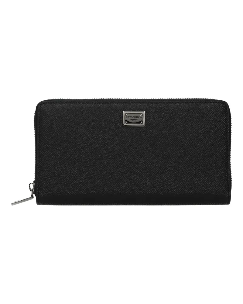 Dolce & Gabbana Dolce&Gabbana Herrens Geldbörse Leder Schwarz -