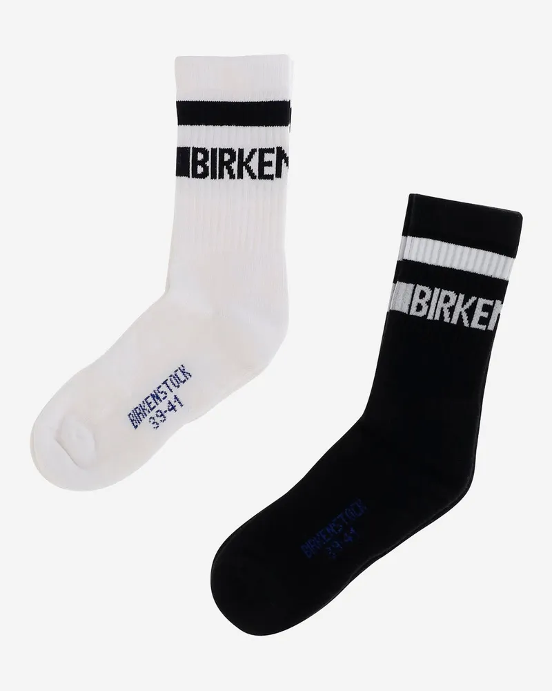 Birkenstock Socken mit Schriftzug Logo Red
