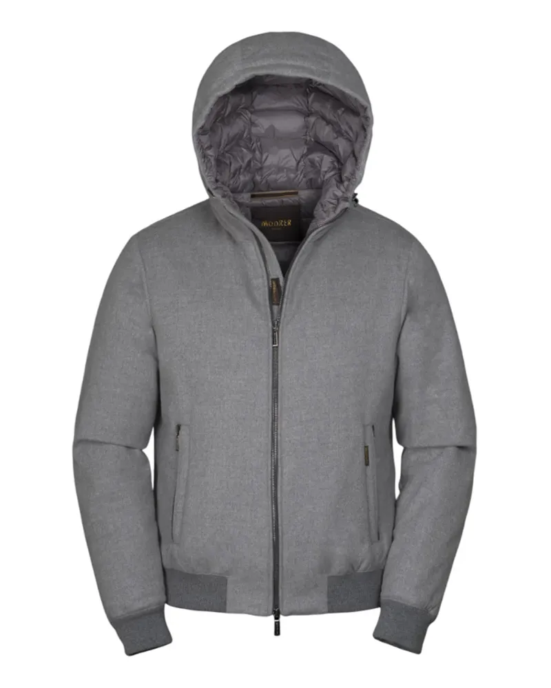 MOORER Mäntel Grau Grey