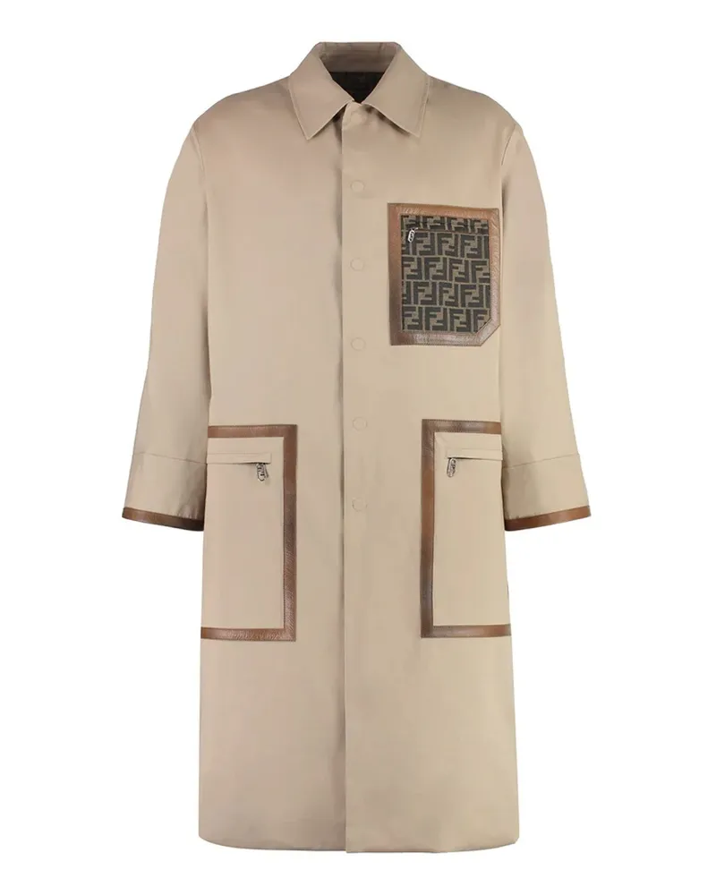 Fendi reversibler Trenchcoat Beige