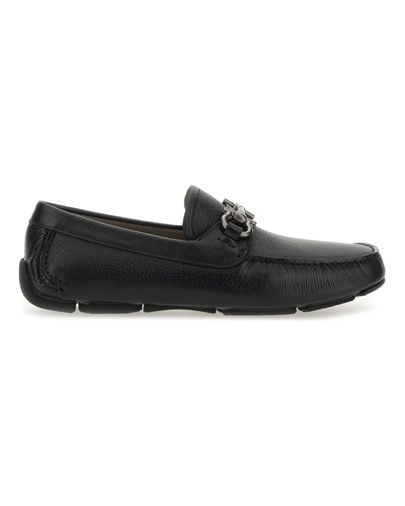 Ferragamo Moccasin Gancini Black