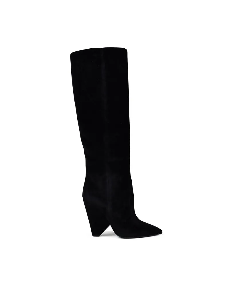 Saint Laurent Niki Stiefel Black