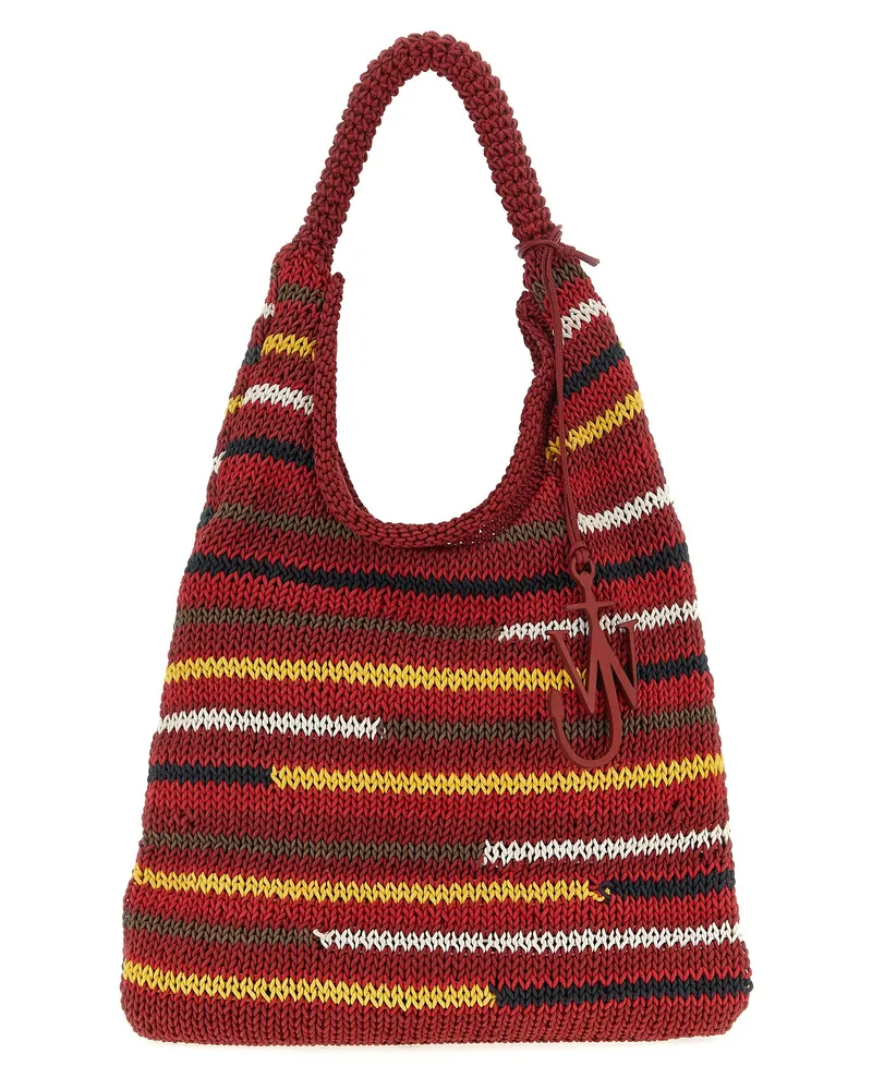 J.W.Anderson J.W.VERSON 'Strick Hobo' Umhängetasche Red
