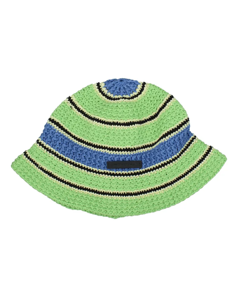 Stella McCartney Hüte Frauen Baumwollgrün/Blau -