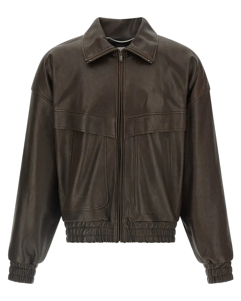 Saint Laurent Bomberjacke „Saint Laurent Brown