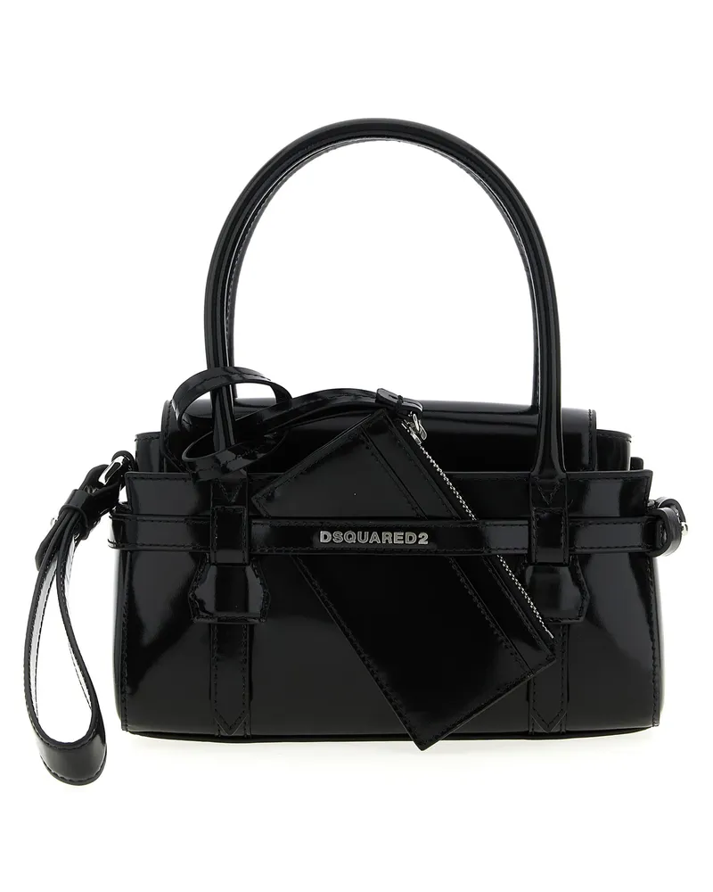 Dsquared2 Twin Mini' Handtasche Black