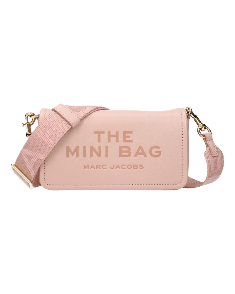 Marc Jacobs Umhängetaschen The Mini Bag Damen Leder Pink/Flesh Pink -