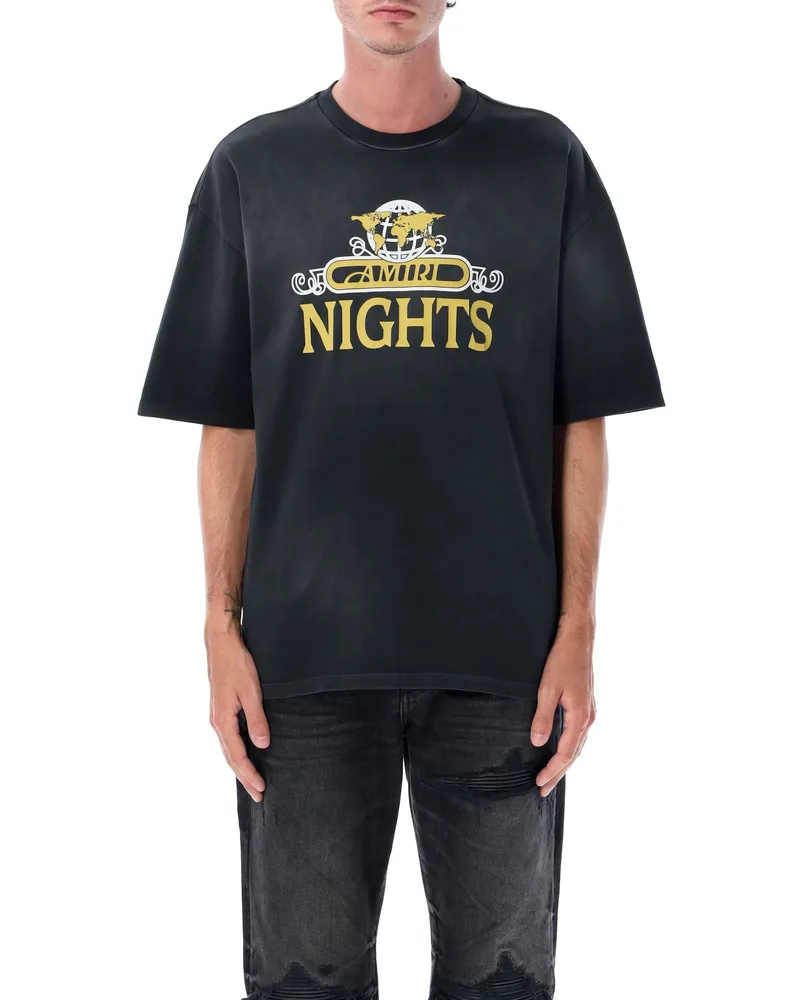 Amiri T -Shirts und Polos schwarz Black