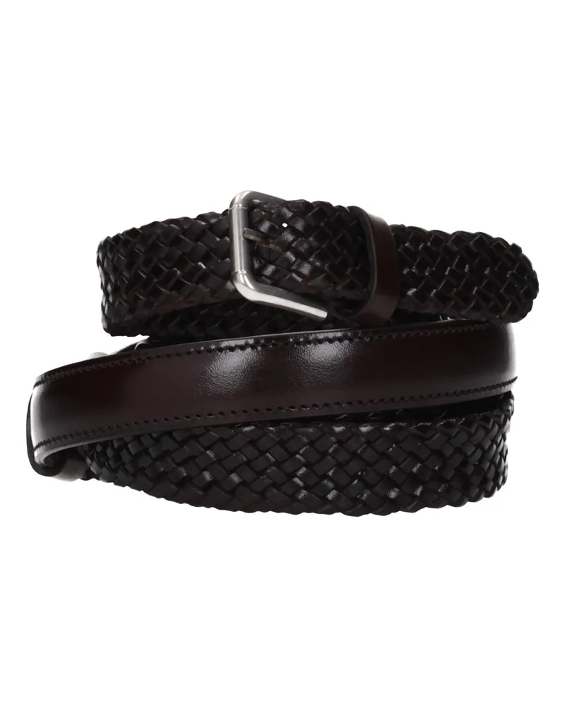 Dolce & Gabbana Dolce&Gabbana Herrens Brauner Ledergürtel -