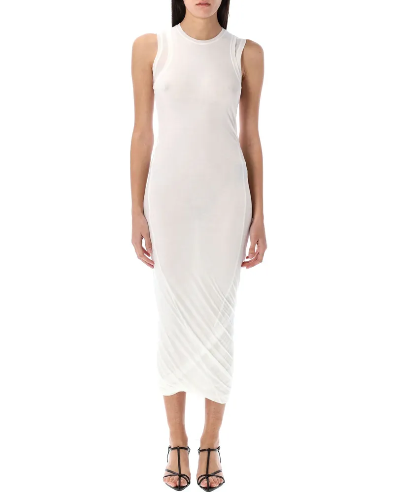Jil Sander Jil Schleiferkleider weiß White